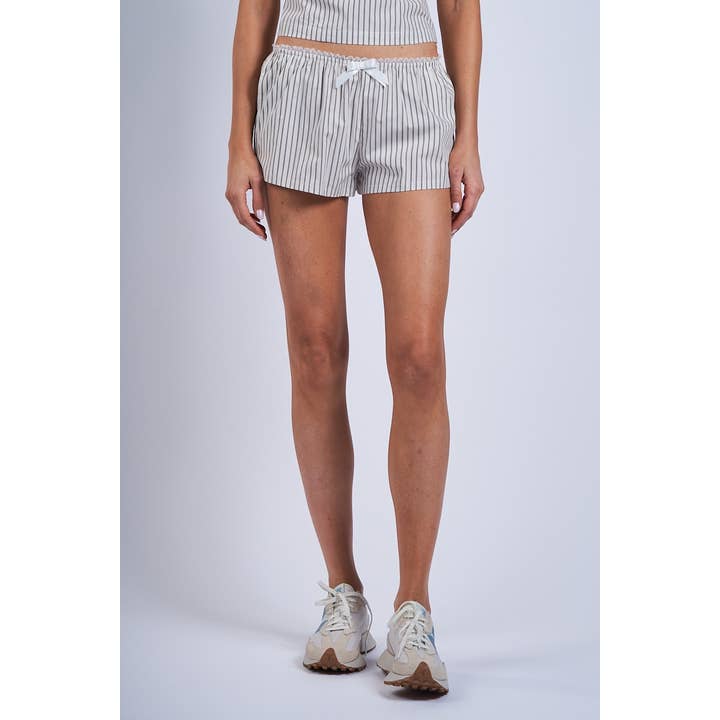 SHORTY MICRO À POINTS EN RUBAN DE DENTELLE MINIMALISTE pour la vente par Sky to Moon