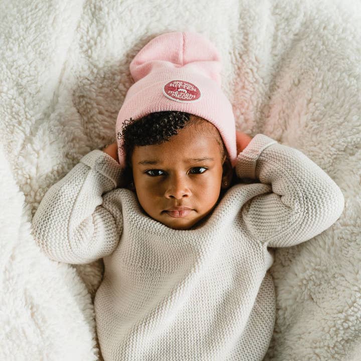 Kitten Me Right Meow Infant/Toddler Beanie Fits Ages 0-4 for wholesale by Seaslope