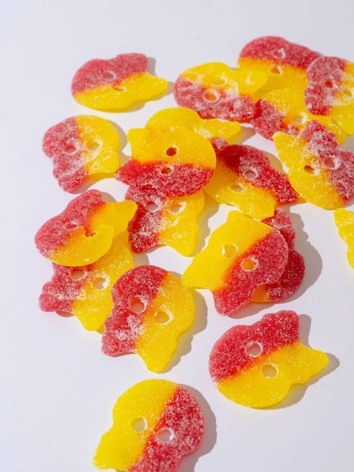 Bubs Swedish Candy Fizzy Skulls - 7.05 LB Case for wholesale by Sweet As Fudge Candy Shoppe