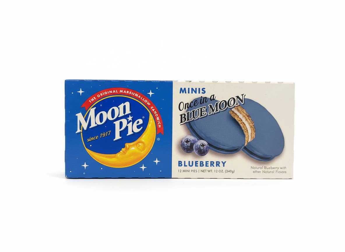 MoonPie Direct - Wholesale Biscuit - BAKERY FRESH!!! Mini MoonPie - Blueberry