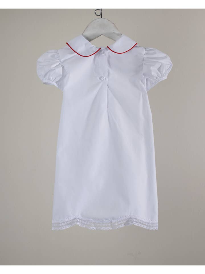 Baby Blessings Clothing - Wholesale Dress - Baby - Christmas Wreath Ruby Dress1