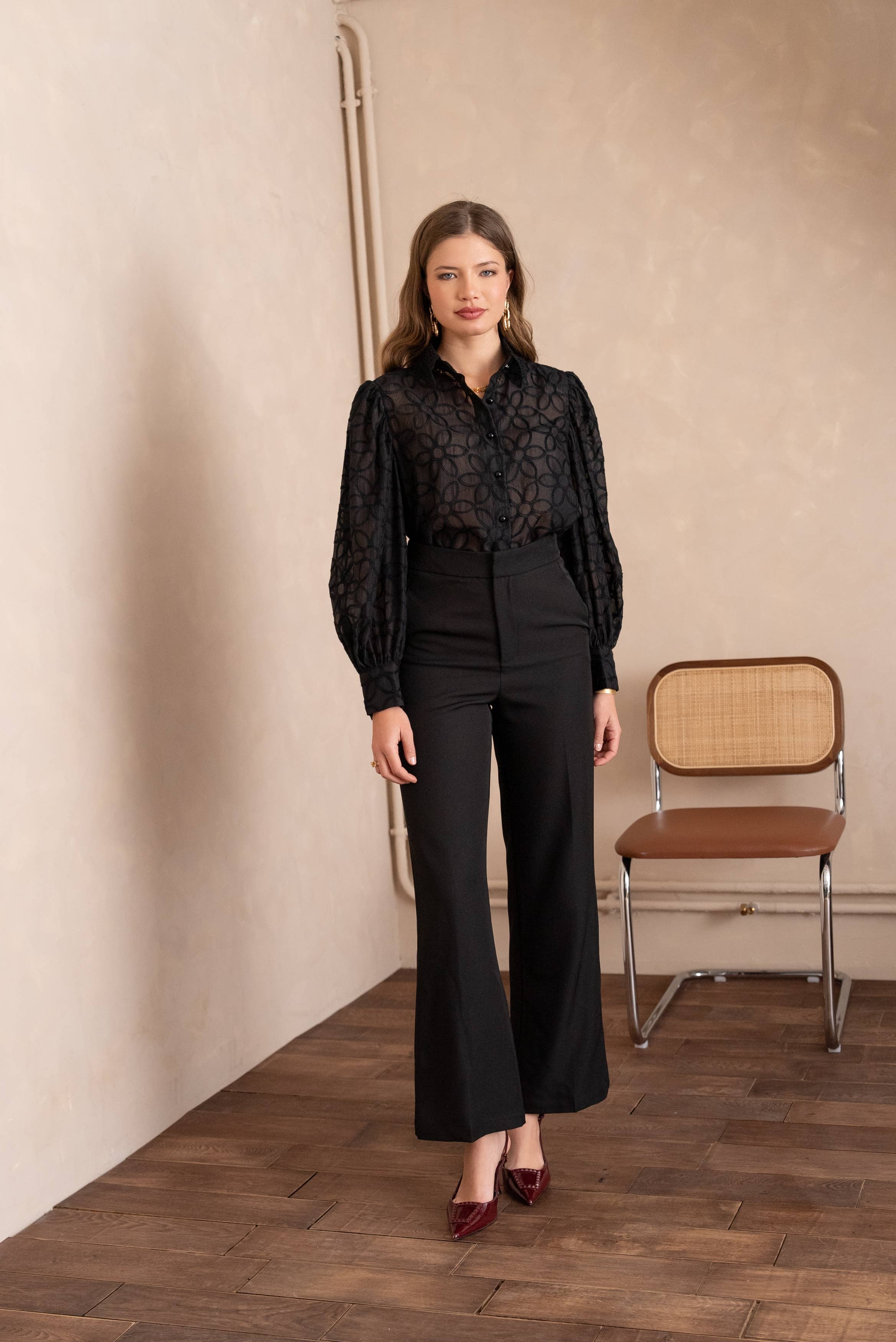 LULUMARY – Großhandel Bluse – Damen – Spitzenhemd CH232A7