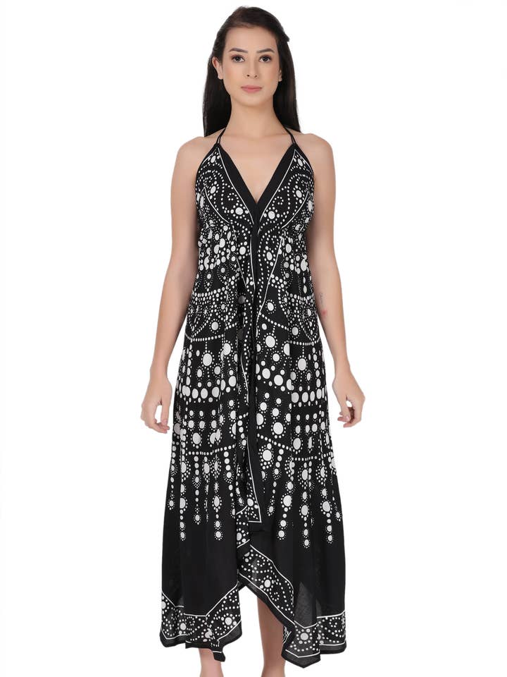 Assorted Halter Top Scarf Dress 1953 for wholesale on Faire