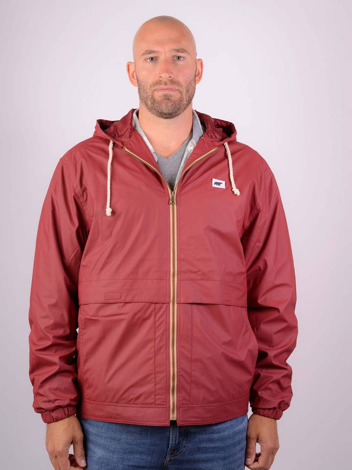 Erie Vintage Rain Jacket for wholesale by Angry Bear Apperal