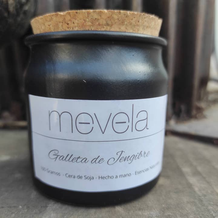 Mevela Candles - Vendita all'ingrosso Candela in vasetto - Candela profumata Biscotto allo Zenzero Mevela 100 grammi