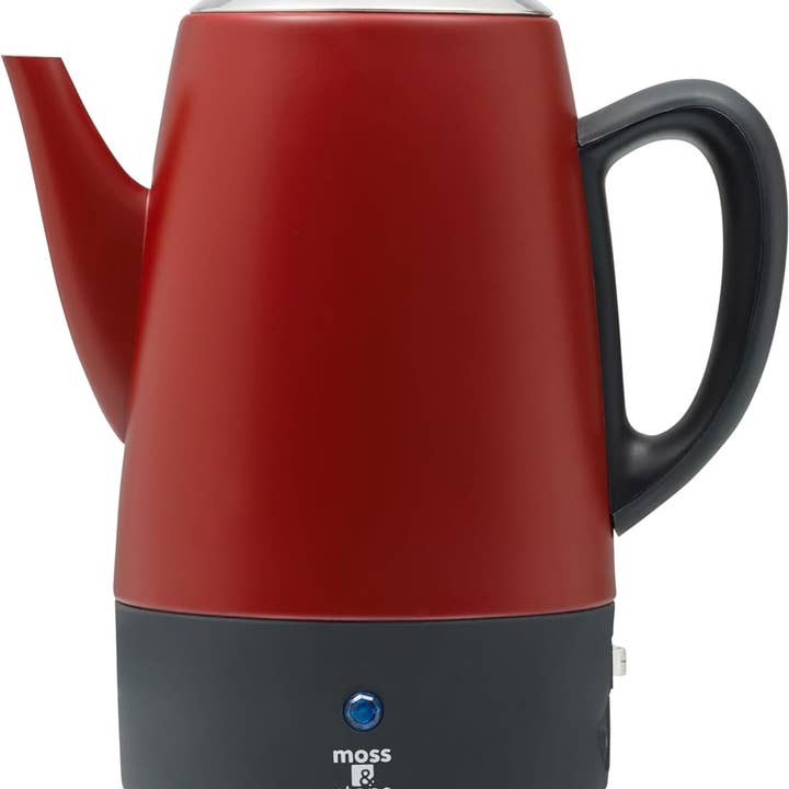 Percolator Coffee Pot Electric 10 Cup, Stainless Steel Coffee Maker, Coffee Percolator Electric With Keep Warm Function, 10 Cups Stainless Steel Percolator With Coffee Basket for wholesale by Moss & Stone