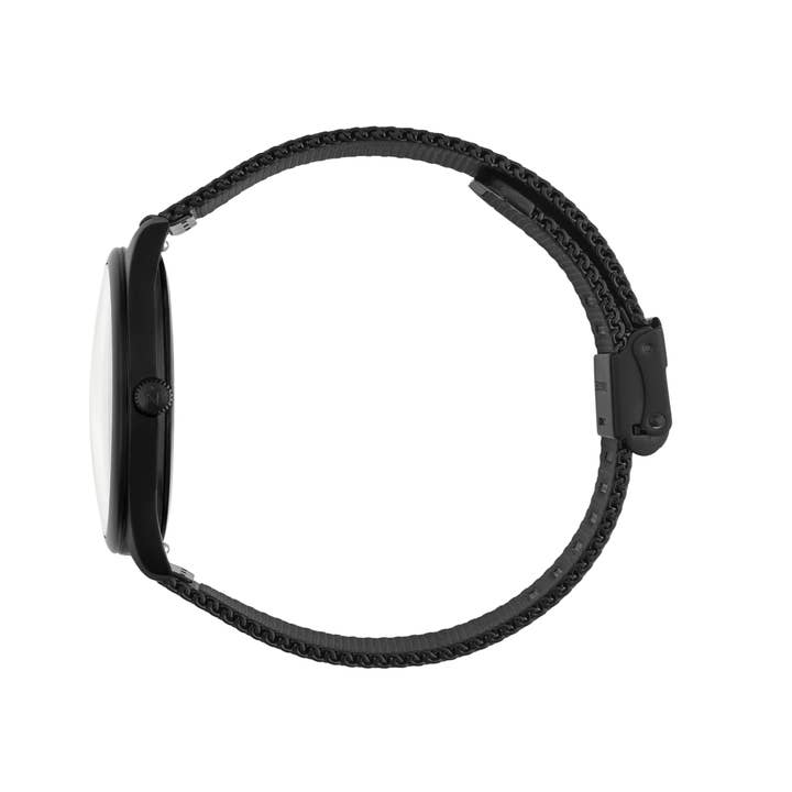 Nacre - Vendita all'ingrosso Orologio da polso - Donna - Nacre Lune Eclipse Orologio - Nero Opaco - Nero Matte Mesh