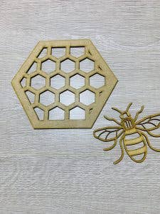 Honeycomb et Bee pour la vente par manchester laser cuts