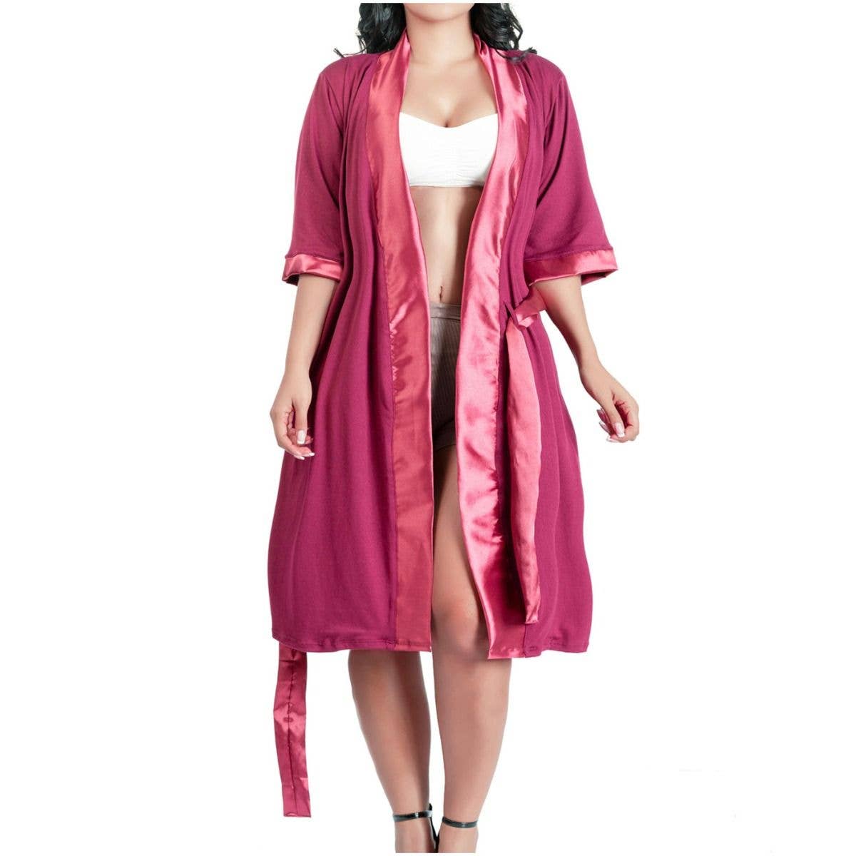 Lingerie Mart - Wholesale Robe - Women's - Kurvas Post Surgery Mastectomy Pajamas Women19