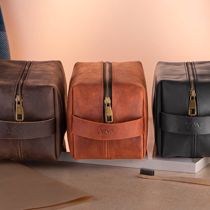 Viva Workshop - Wholesale Toiletry Bag - Men's - Leather Toiletry Bag9
