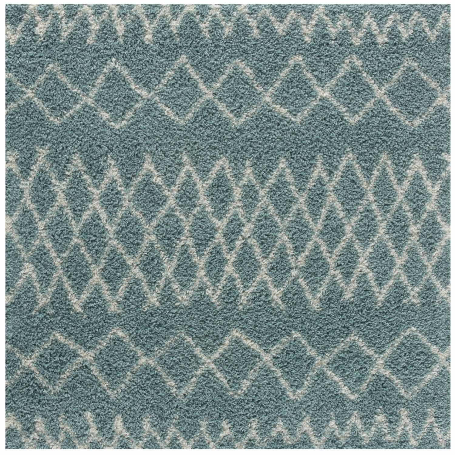 THE RUGS – wholesale Area rug – Moroccan Duck Egg Blue Shaggy Rug | 95016