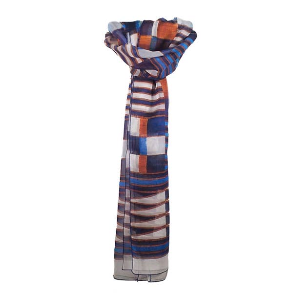 Brochier Soieries - Vente Foulard – femme - Echarpe 140 - Ethnique - Kpopko1