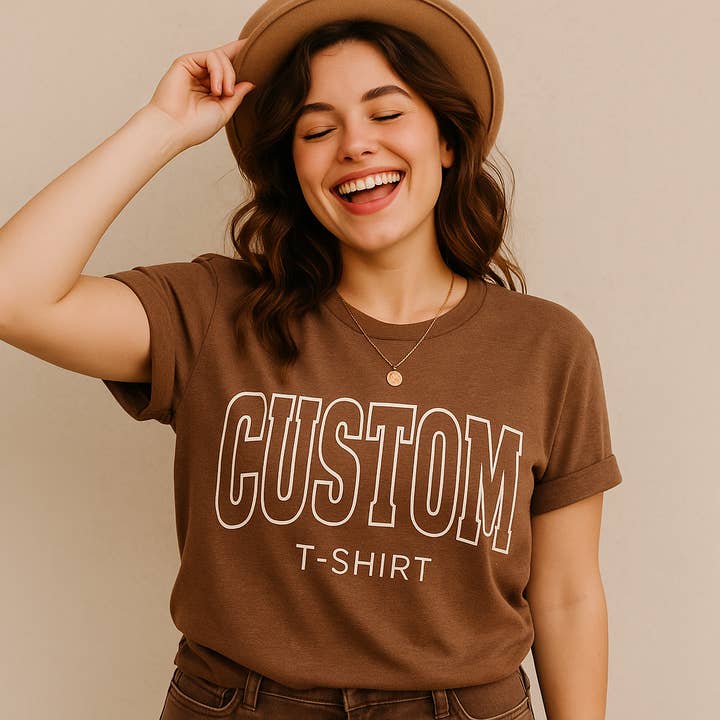 Classic Custom Print Bella Canvas Tee for wholesale by Soleinspire