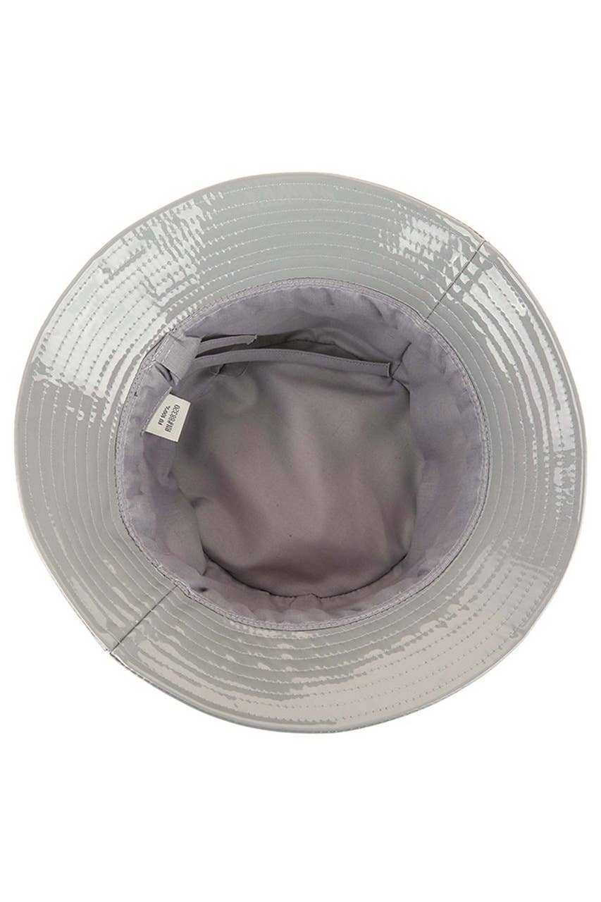 Hana - Vendita all'ingrosso Cappello da pescatore - Donna - Cappello a secchiello impermeabile lucido a tinta unita C.C2