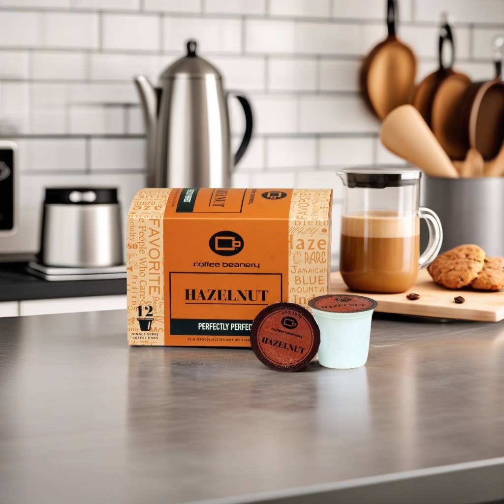 Coffee Beanery - Wholesale Coffee Pods - Hazelnut Flavored Coffee | Single Serve Pods3