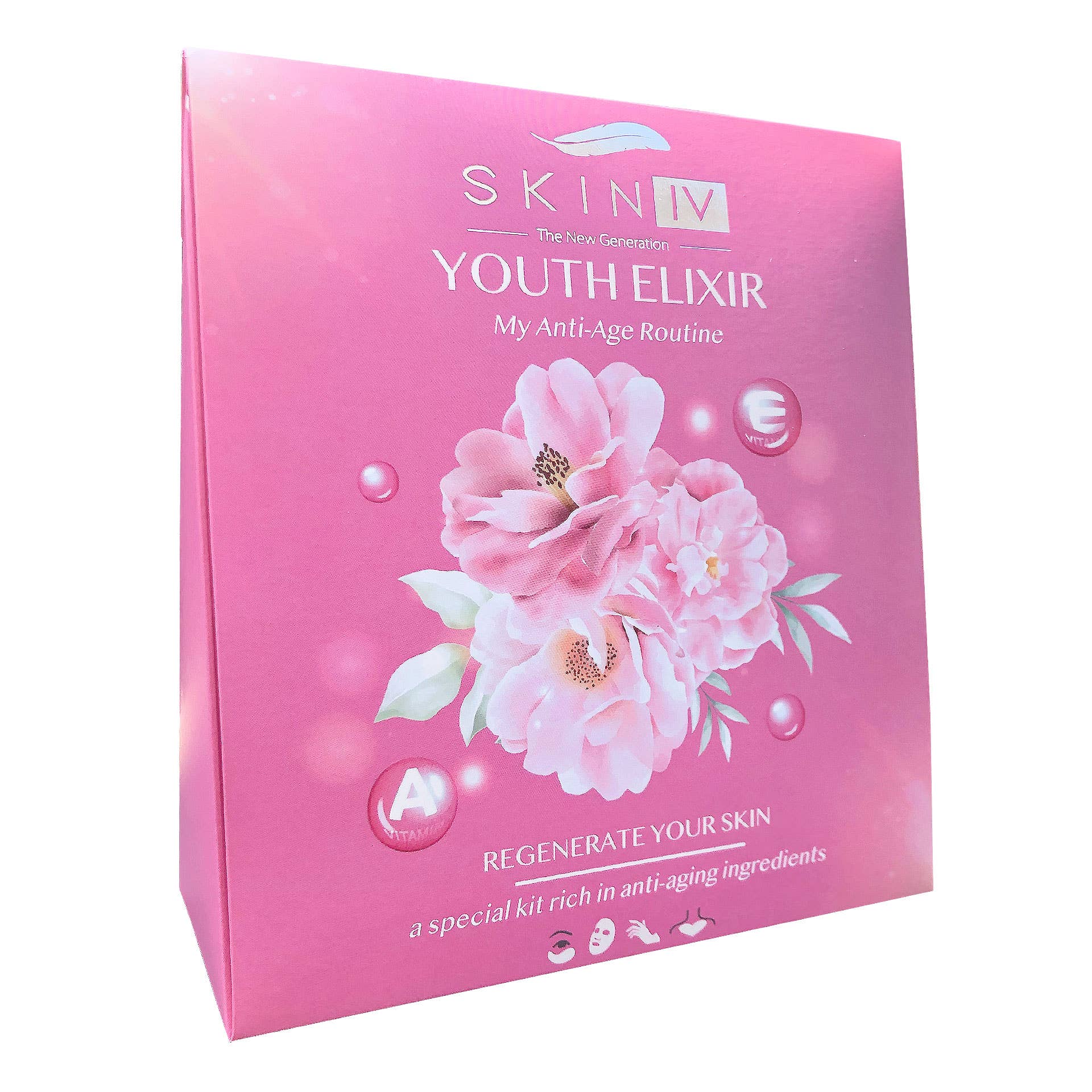 SKIN IV - Wholesale Skincare Face Mask - ANTIAGE SKINCARE KIT - 4 face and body masks4