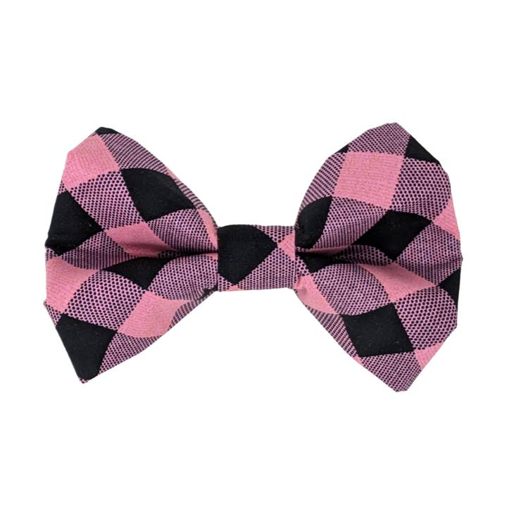 Nœud papillon - Rose Check pour la vente par Fuzzbutt Boutique LLC
