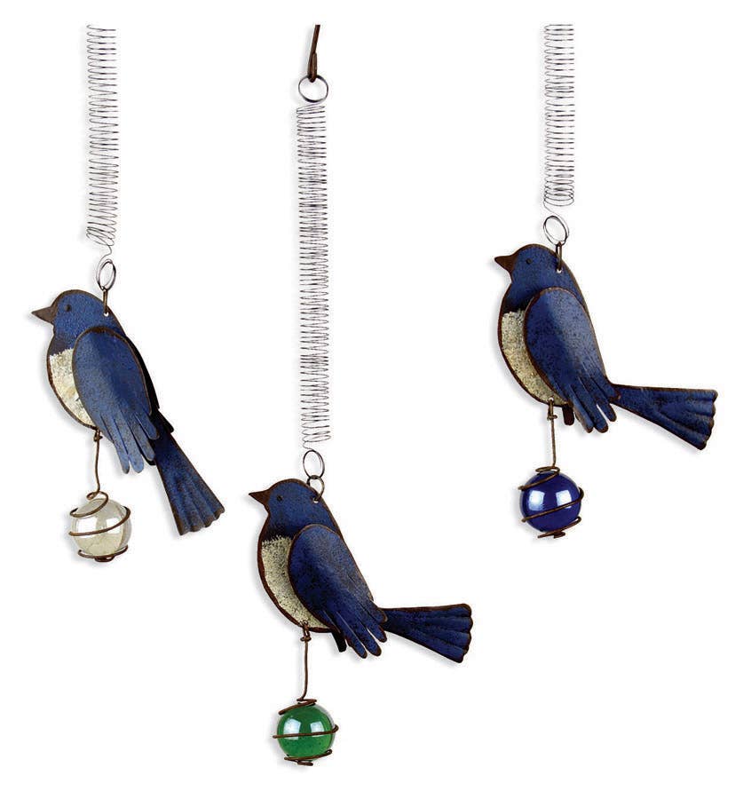 Sunset Vista Designs - Wholesale Outdoor Ornament/Decor - Bluebird Bouncy 3 Asst1