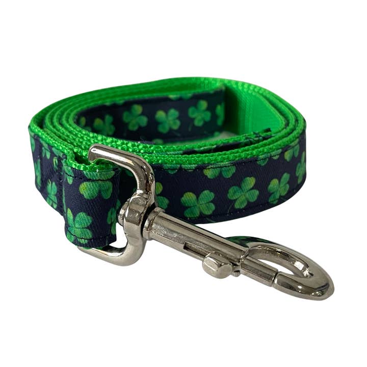 Sew Fetch Dog Co - Wholesale Pet Collar - Dog - The Shamrock Clover Dog Collar, St. Paddys Day, St. Patricks