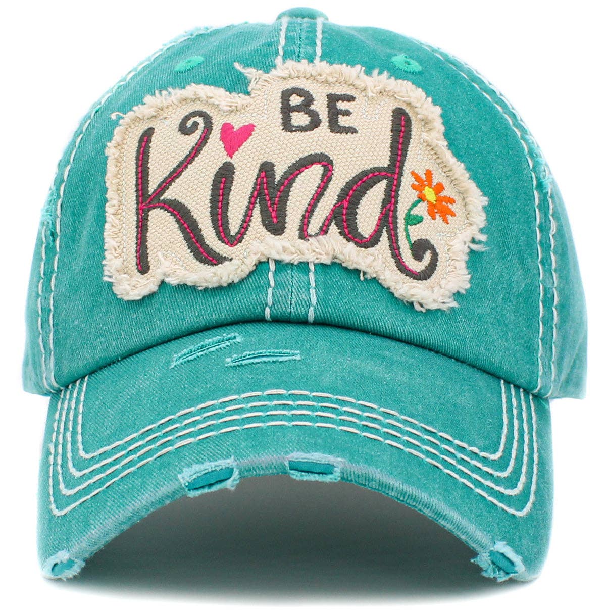 MiMi Wholesale - Wholesale Baseball Cap - Women's - KBV1422 "BE Kind" Vintage Washed Ball Cap1