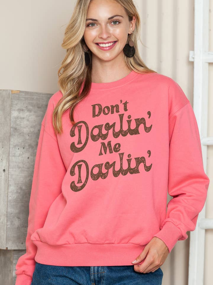 BT1810 SC Darlin me - Sweatshirt à manches longues pour la vente par BouTeeQue Closet
