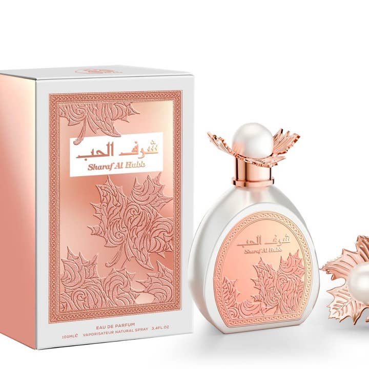 PROFUMO ARABO 100ML SHARAF AL HUBB per la vendita all'ingrosso da parte di Yes Love Cosmetics