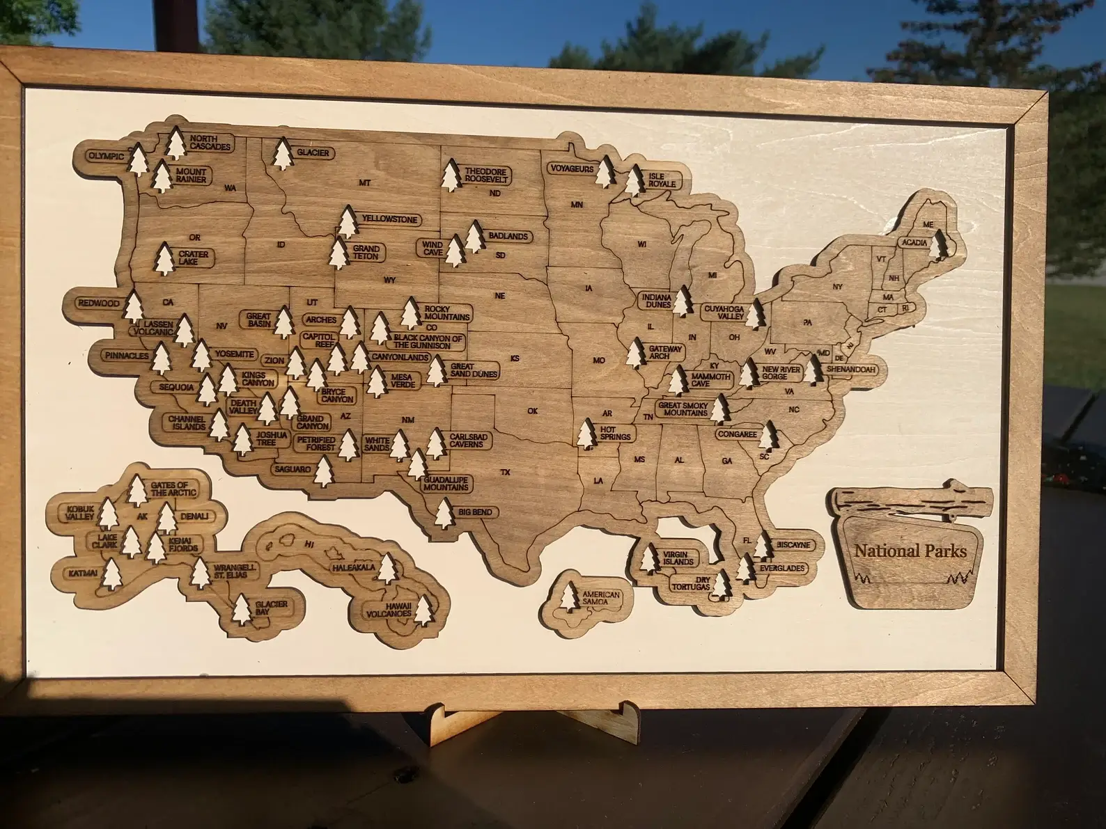 See You On The Trail - Wholesale Map - Fillable National Parks Travel Map - Adventure/Hiking/Camp1