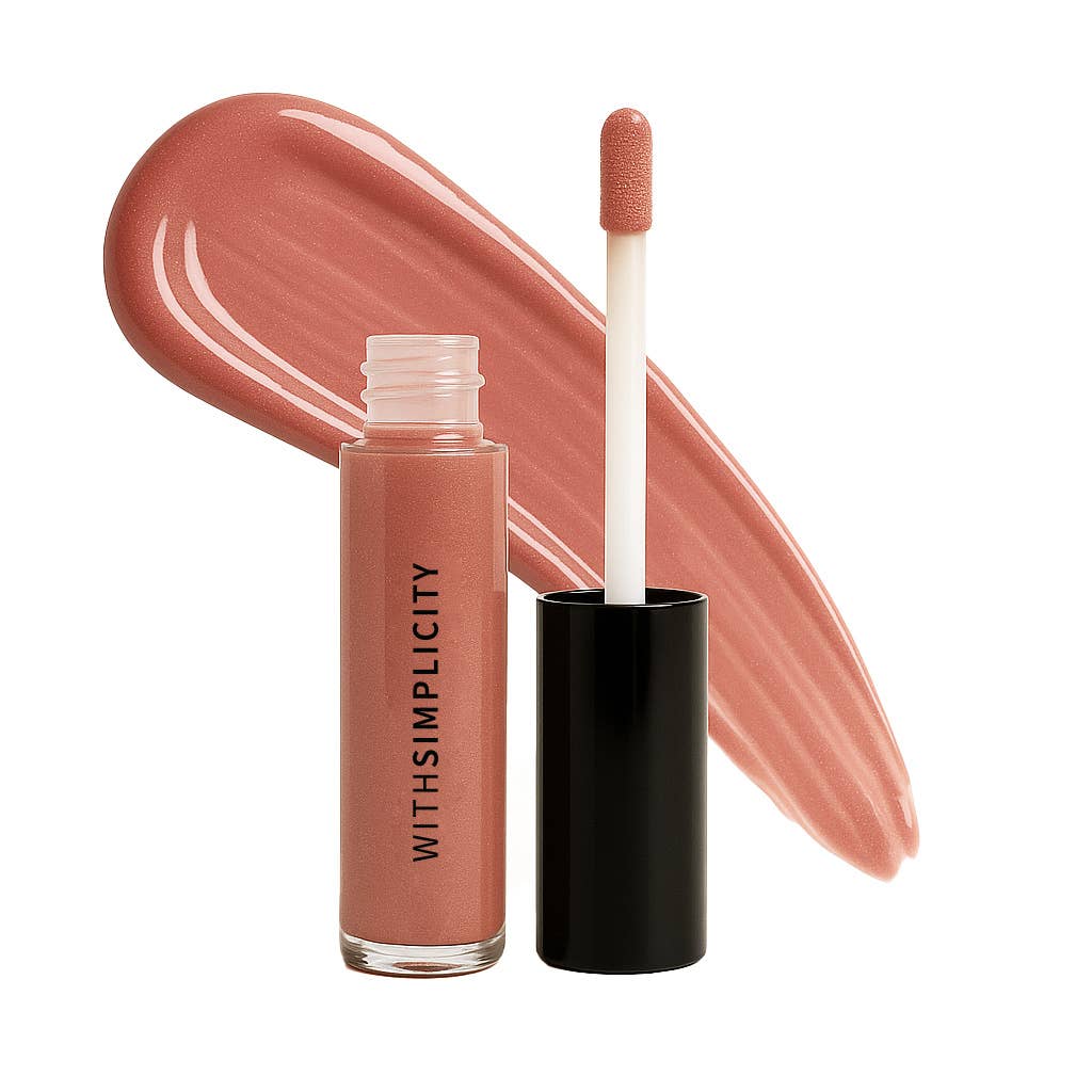 withSimplicity - Wholesale Lip Gloss - Antioxidant-Rich Hydrating Lip Gloss | Clean Beauty4