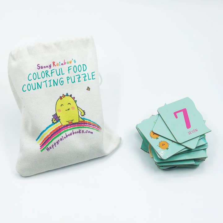 Happy Rainbow Books – wholesale Pussel - Barn – Räkna pussel färgglad mat