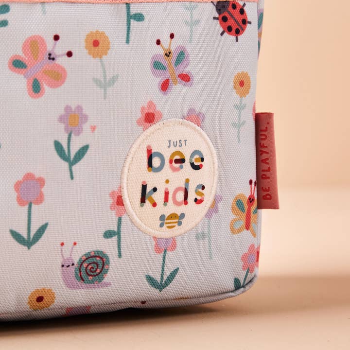 Just Bee Kids – wholesale Lunch bag/box – Kids – Just Bee Kids Floral Garden Insulated Lunch Bag1