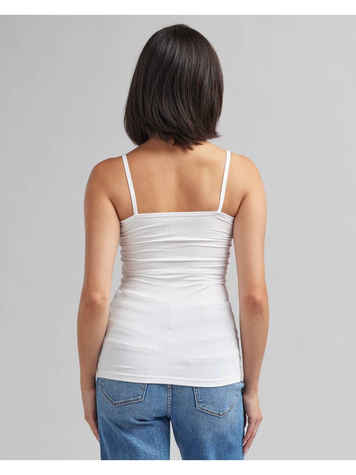 Downeast - Wholesale Camisole - Women's - Wonder Cami - Basic Layering Camisole in Black & White