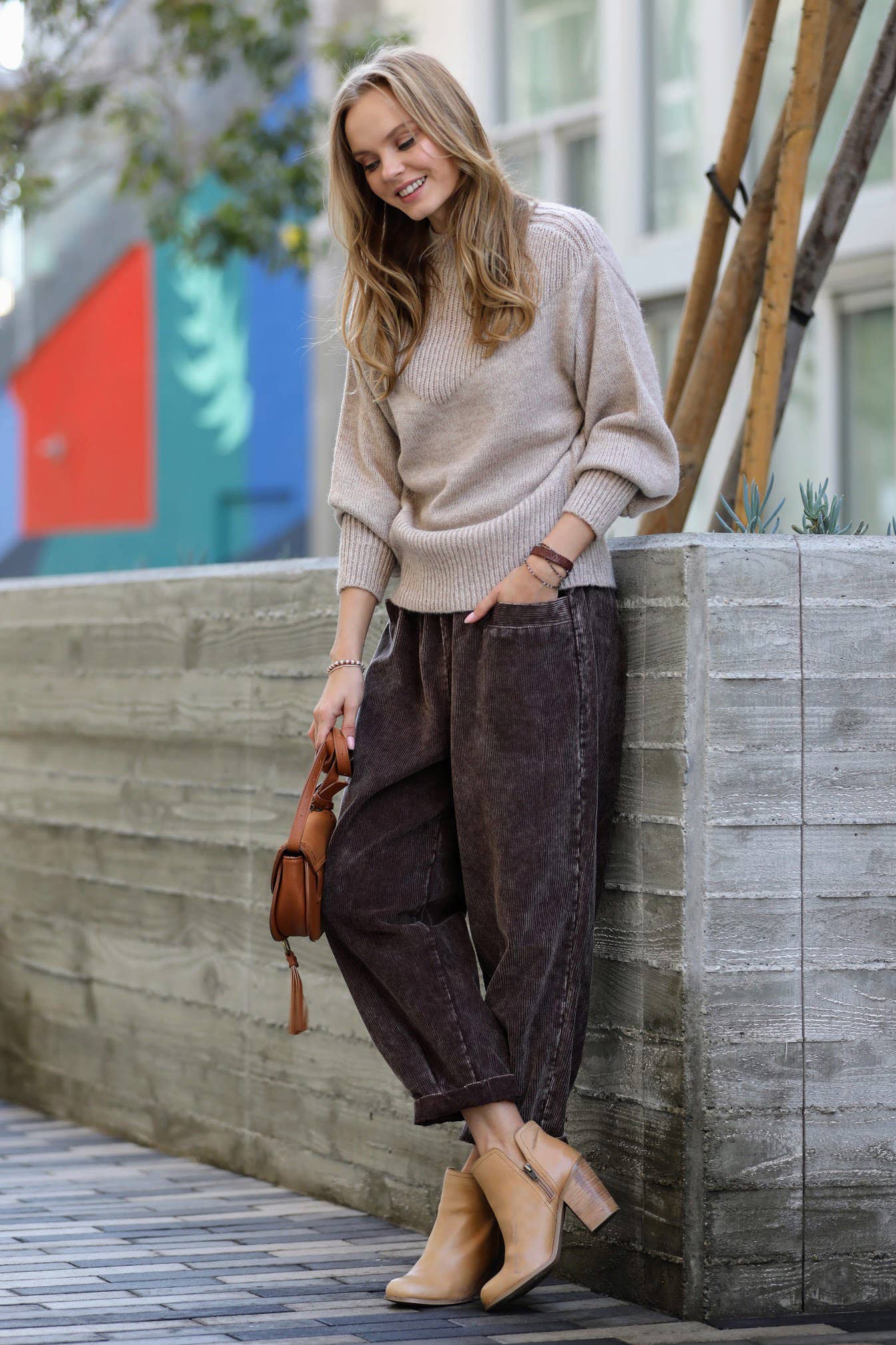 42POPS - Wholesale Pants - Women's - ",,,,.....Vintage wash corduroy pants15