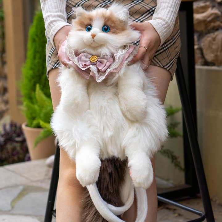 Chongker - Wholesale Stuffed/Plush Toy - Kids & Baby - Ragdoll Cat Backpack – Cozy Companion for Travel & School2