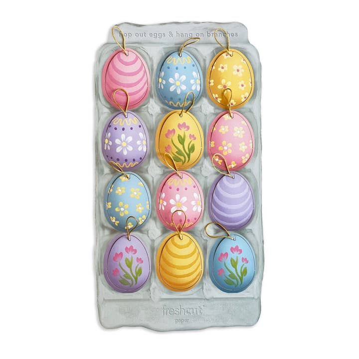 FreshCut Paper LLC – wholesale Easter card – Easter Egg Tree (8 Pop-up Greeting Cards)3