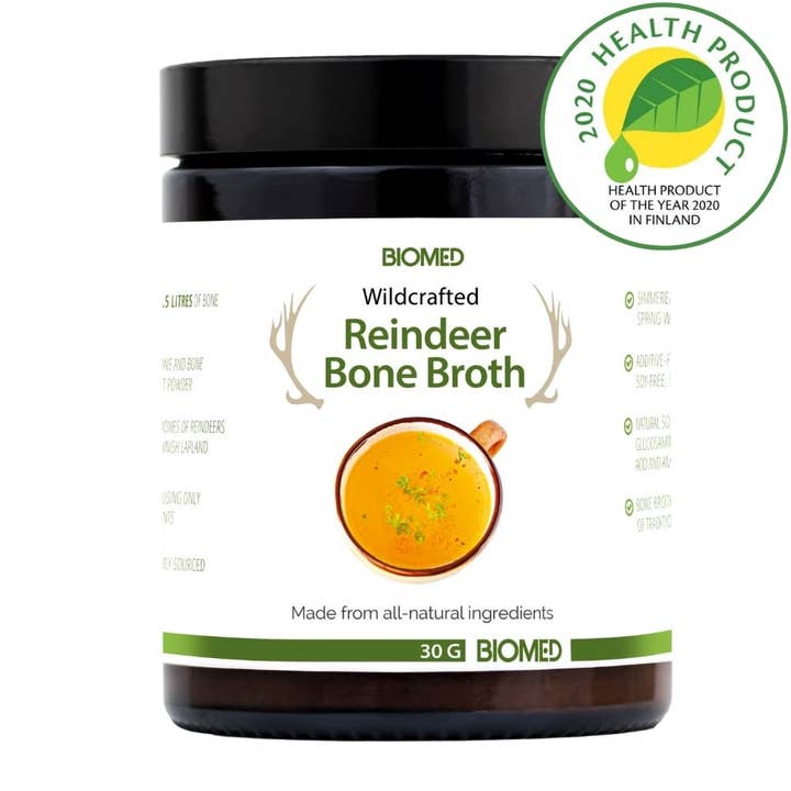 Brodo di osso di renna selvatico in polvere per la vendita all'ingrosso da parte di Biomed
