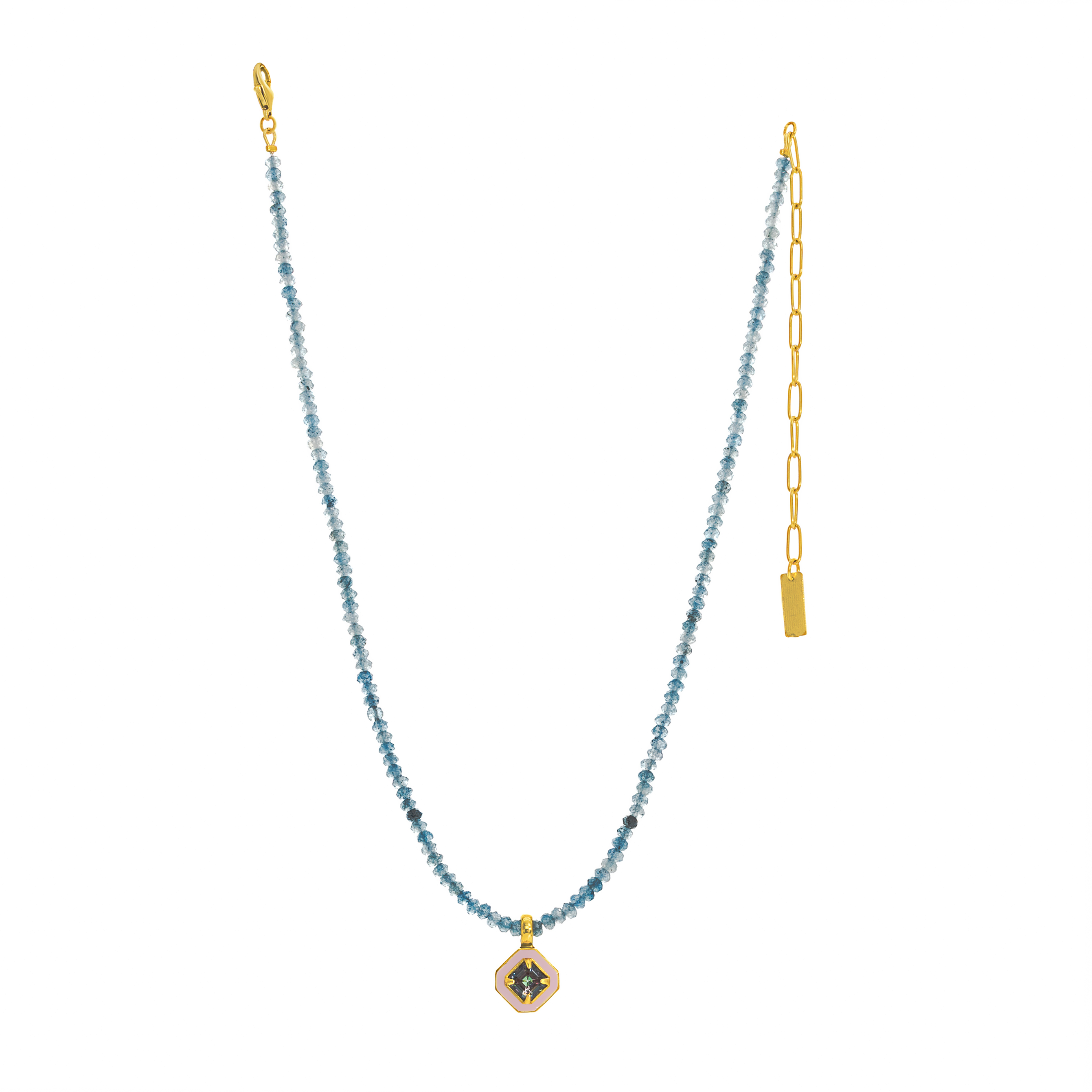 TOVA - Wholesale Pendant/Charm Necklace - Dakota Necklace in Light Pink1