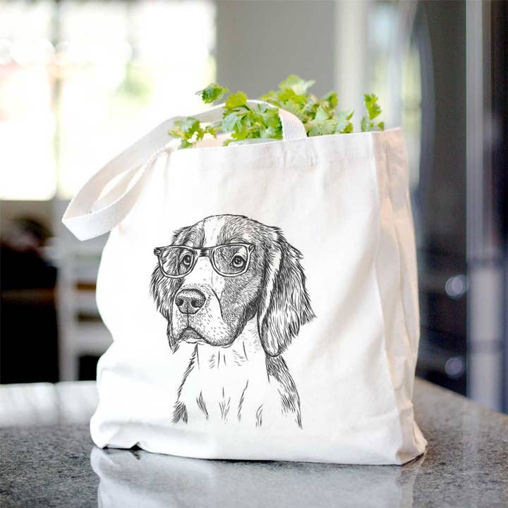 Beige Roxy the Welsh Springer Spaniel - Tote Bag for wholesale on Faire16