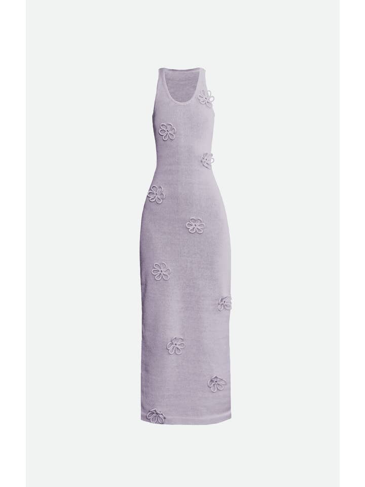 Studio Selles - Wholesale Dress - Women's - Flower midi scoop neck dress6