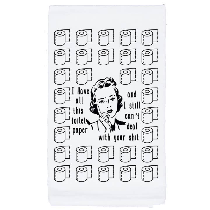 Ich habe Retro-Hausfrau-Toilettenpapier und Probleme Geschirrtuch für den Großhandel von Sycamore Creek Makers