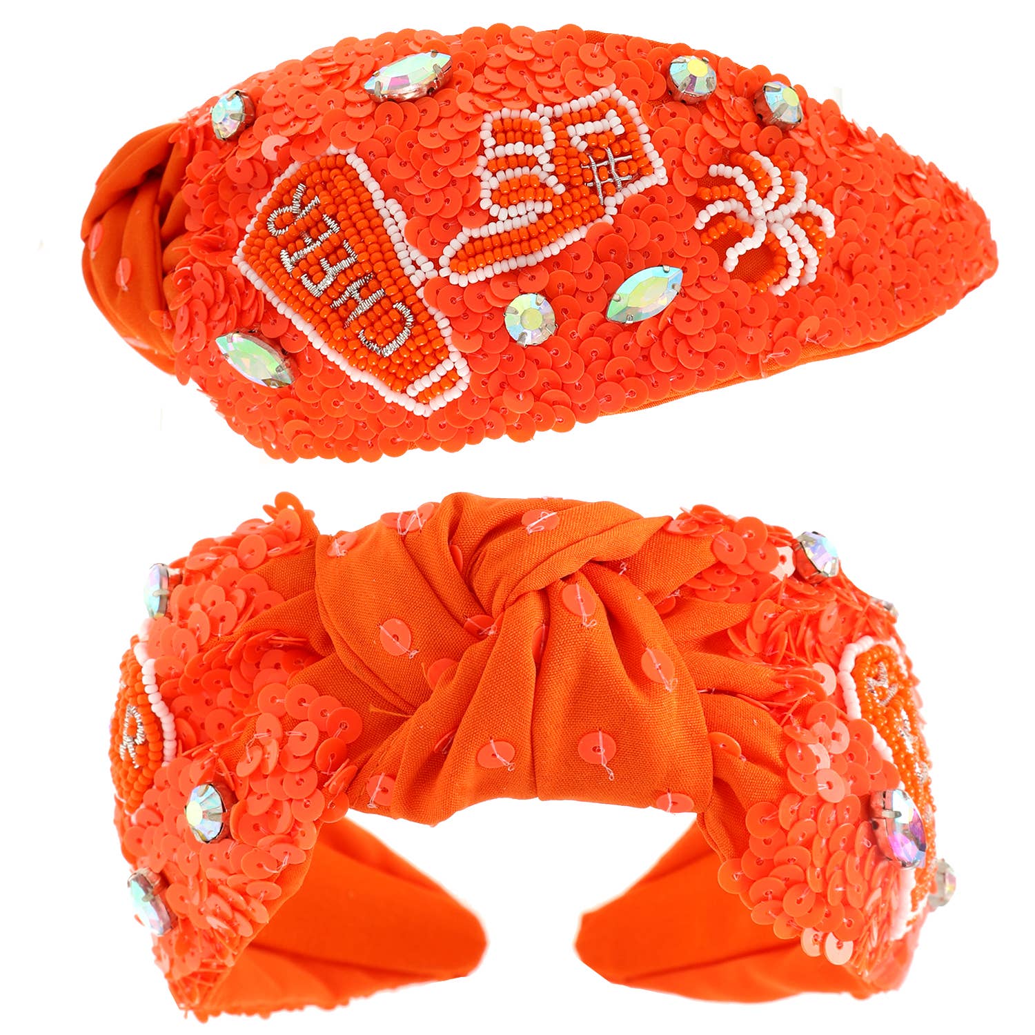 SP Sophia Collection - Wholesale Fashion Headband - Women's - Number 1 Hand Top Knotted Jeweled beaded Headband 6