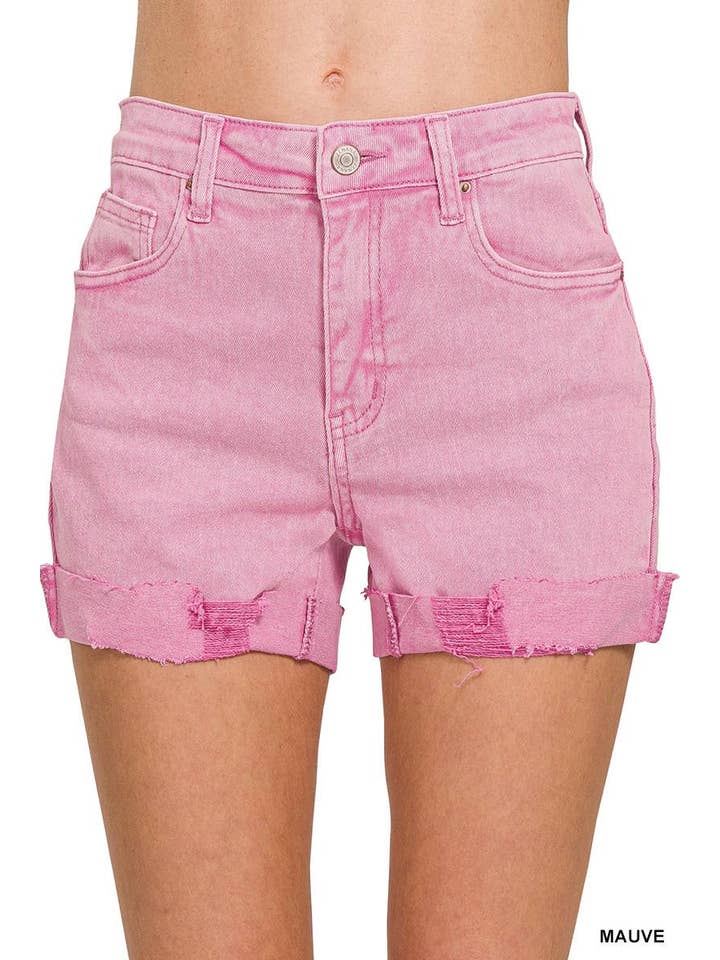 Vanilla Monkey - Wholesale Korte broeken - Dames - Korte broek met 5 zakken en manchetten4