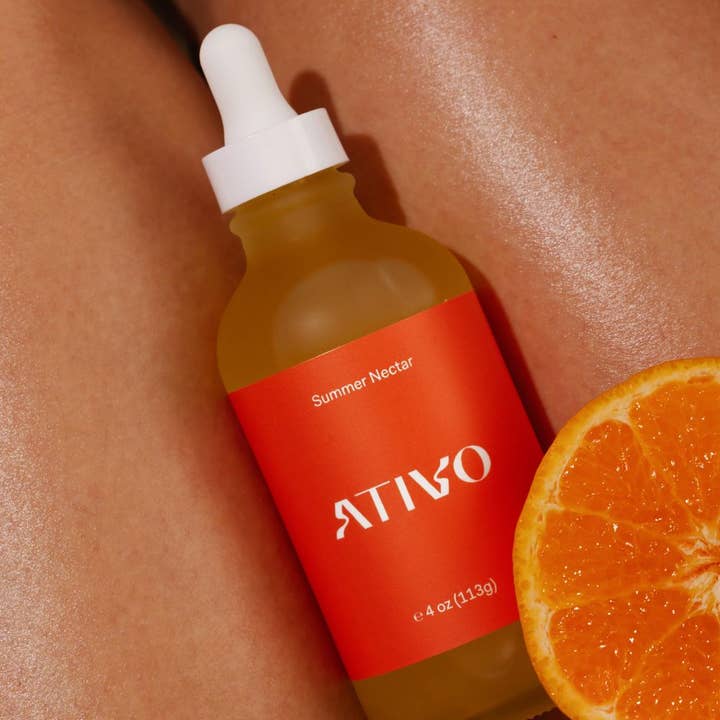 Zomernectar-lichaamsolie met hyaluronzuur voor wholesale door Ativo Skincare