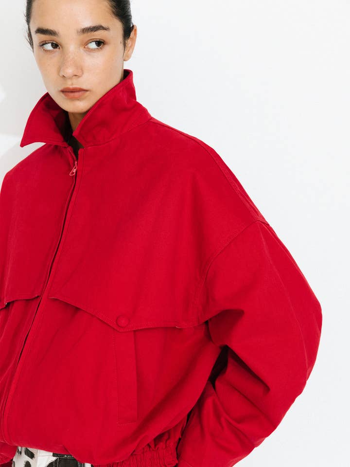 CUBIC – wholesale Jacket – Women's – 100% Cotton Mouldable Collar Casual Jacket11