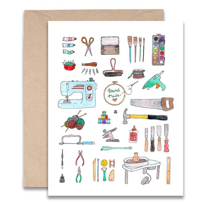 Carte d'équipement d'artisanat pour la vente par Jodi Lynn's Emporium of Doodles