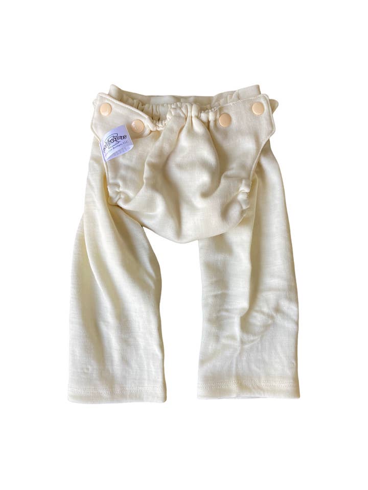 Flappy-Nappies – wholesale Trousers – Baby – Undyed Merino Wool Chappy-Nappy Pants