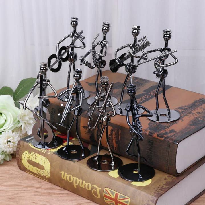 Moderny - Wholesale Decorative Figurine - Metal Musician Figurines3