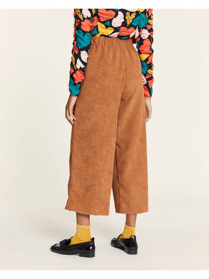 Pepaloves - Wholesale Pants - Women's - CULOTE DE PANA CON PINZAS TOFFE3