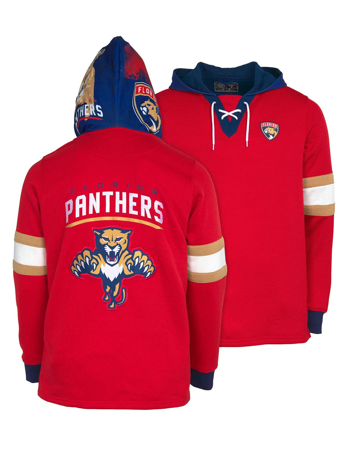 FE - Wholesale Hoodie - Men's - Florida Panthers Lace-Up Hoodie0