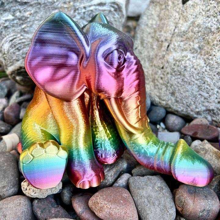 NumanPrints - Wholesale Gag gift/novelty gift - Angry Inch Dick Elephant 3D Printed Adult Dick2