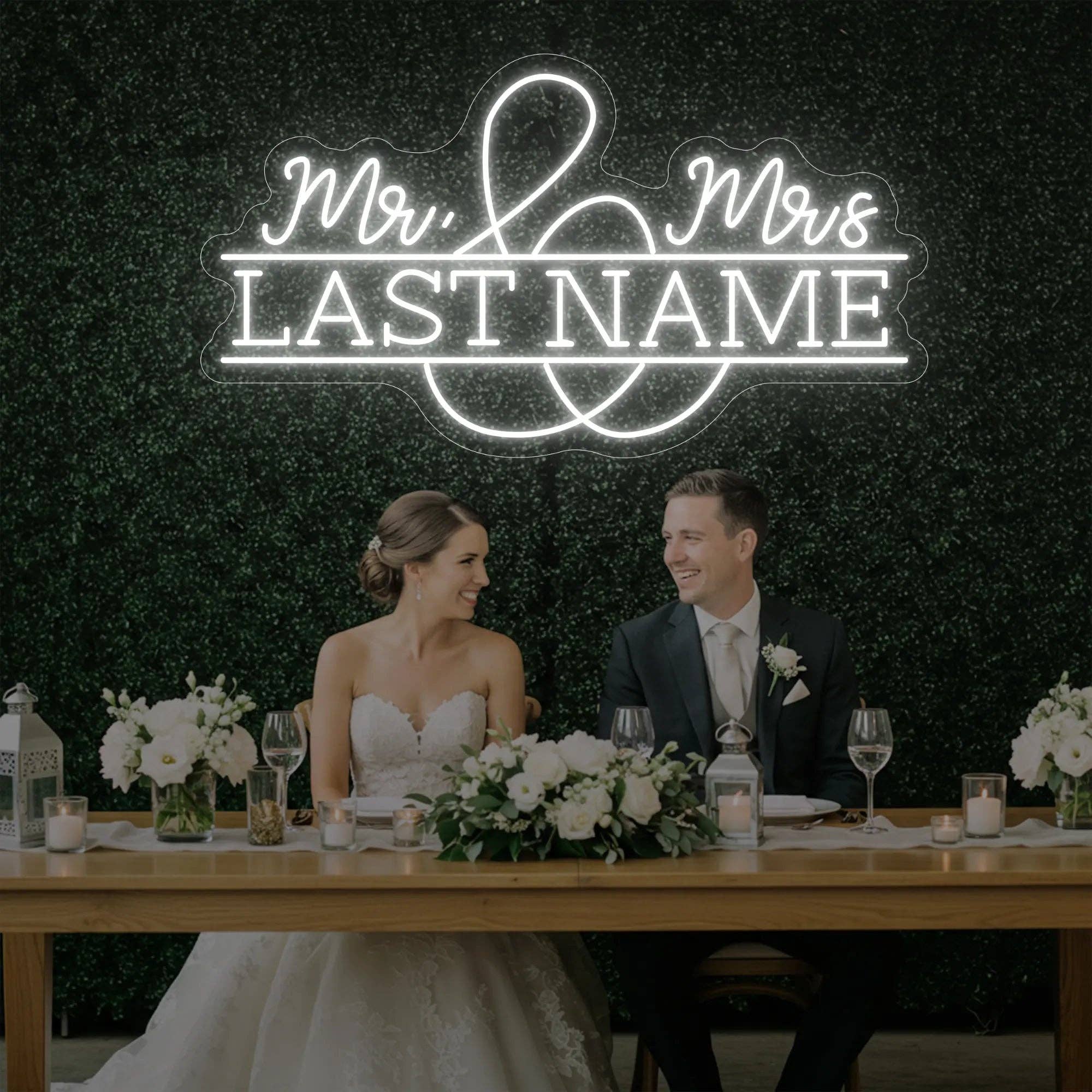 Light Your Way - Wholesale Neon Sign - Wedding Last Names Custom Neon Sign V60